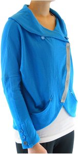 Sweat à capuche court surdimensionné en coton de grande taille, tricoté délavé, de grande taille, avec impression de logo personnalisé, saison d'hiver - Product Image 2