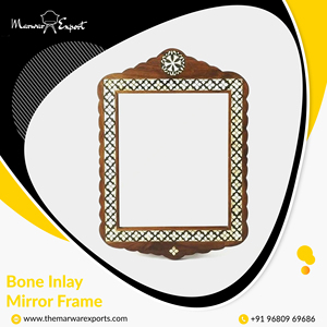 Mueble de Salón de Madera Maciza Tradicional India de la Mejor Calidad con Incrustaciones de Hueso - Product Image 2