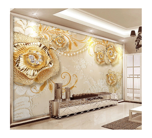 Thiết Kế Mới Hiện Đại 3D Sang Trọng Tường Bức Tranh Tường Hình Học Sofa Nền Tường - Product Image 1