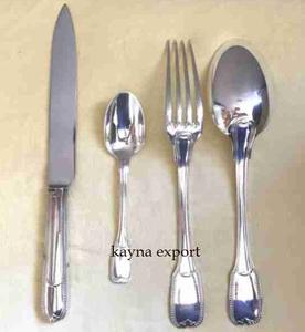 Cubiertos de acero inoxidable chapados en oro de alta calidad, cubiertos de regalo de negocios con diseño de artesano para uso en la cocina - Product Image 3