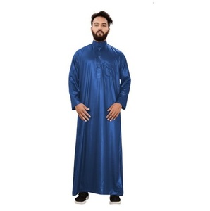 Thobe de Alta Calidad, Ropa Islámica para Hombre, Daffah, Vestido de Oración, Thobe Jubbah para Hombre - Product Image 1
