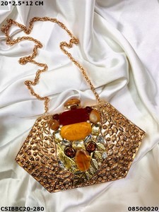 Stylish Brass Mother of Pearl <b>Clutch</b> Bag | Handmade Designer Bridal Evening Ladies <b>Wedding</b> Brass MOP <b>Clutches</b> - Product Image 2