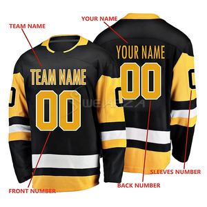 Maillot de hockey sur glace d'équipe de vêtements de hockey par sublimation personnalisés avec lacets tenue de hockey sur glace de qualité supérieure pour les équipes recherchant la durabilité - Product Image 4