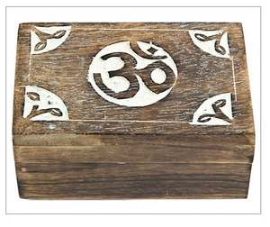 Ensemble de 3 boîtes en bois sculptées Yin Yang faites à la main, de qualité supérieure, boîte sculptée de qualité supérieure, design haut de gamme - Product Image 6