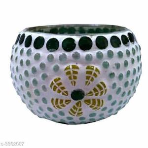 Silver Fancy Round Mosaic Votive <b>Candle</b> <b>Holder</b> for Home Hotel Restaurant Wedding Christmas Parties Decorations - Product Image 3