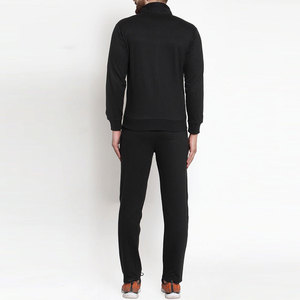 High Quality Men's Polyester Sportswear Zipper <b>Jacket</b> With Track Pants Sweat Suit Set - Product Image 4