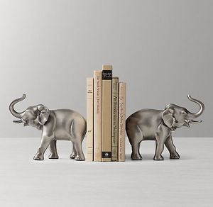 Factory Price 10 Inch <b>Black</b> Powder Coated <b>Metal</b> Bookends Designed Bookend Decorative Features - Product Image 6