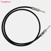 Ensemble de câbles d'instrumentation SREXACT SVC855-11-29-1M, fiche mono en alliage de zinc nickelé 6,35 mm, câble audio 24AWG
