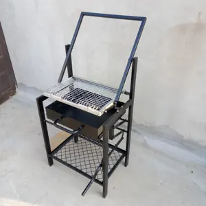 Rejilla abatible personalizada al por mayor de fábrica, torneado giratorio para asar, torneado de <span class=keywords><strong>carne</strong></span> para barbacoa simplificado - Product Image 1