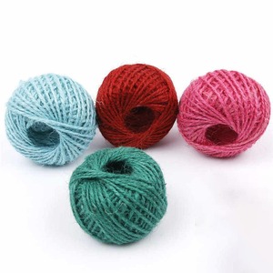 2021 Top Exportable 100% Jute Fil Coloré À Tricoter À La Main et Matériaux De Couture Recyclés Du Bangladesh Prix De Gros - Product Image 5