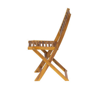 Chaise moderne en bois pliable polyvalente pour une utilisation intérieure/extérieure dans la cuisine, l'hôpital ou l'école Mobilier d'extérieur - Product Image 3