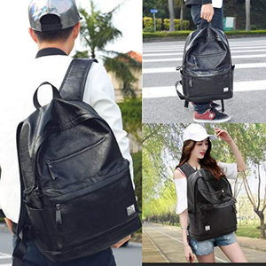 Export Quality Light Weight Stylish Genuine waterproof PU Leather <b>Backpack</b> for Men & <b>Women</b> from India - Product Image 6