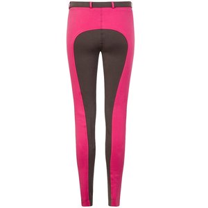 Premium Knitted 95% Cotton 5% Spandex Two Tone Ladies Horse Riding Jodhpur Breeches Equestrian Pant personalizado - Product Image 4