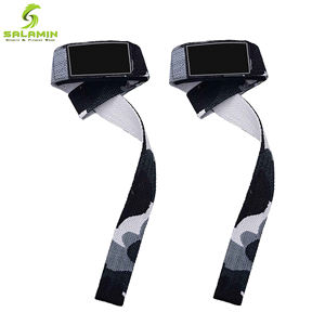 Barra de mano de levantamiento de pesas de neopreno, soporte de muñeca, agarre de ayuda, correas de levantamiento de pesas con estampado de camuflaje - Product Image 4