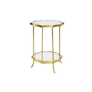 Table d'appoint en métal et marbre en vrac, taille et forme personnalisées, table décorative pour salon et chambre à coucher - Product Image 6