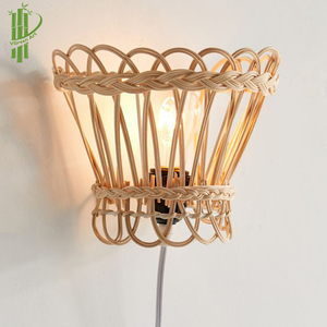 Gros Bambou Suspendus Lumière, Lanterne À La Main Plafonnier Décoratif Cuisine Abat-Jour En Rotin Lumière - Product Image 5