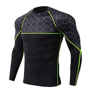 Manufacturer Supply Custom Sublimated MMA Rash Guard Sportswear Long Sleeve Sublimation Rash Guard - Product Image 3