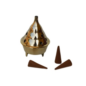 Brûleur d'encens en laiton traditionnel meilleure qualité fait à la main en gros à faible coût - Product Image 6