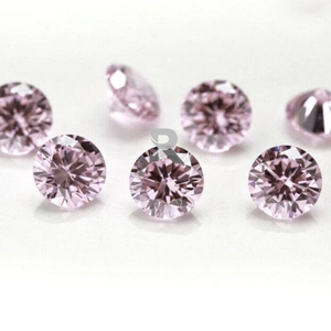 Diamant naturel en vrac de couleur rose brillant, diamètre de 1.00 à 2.50 MM, roche ronde - Product Image 2