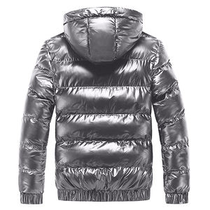 Chaqueta de burbuja de invierno para hombre de diseño OEM personalizado de alta calidad con cuello levantado con capucha transpirable y secado rápido todos los tamaños disponibles - Product Image 6