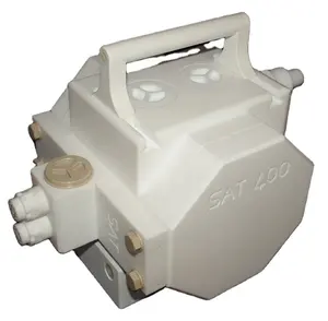 Pompa a doppio soffietto di produzione italiana modello SAT130Plus per prodotti chimici ultrapuri e trasferimento di acidi nell'industria dei semiconduttori