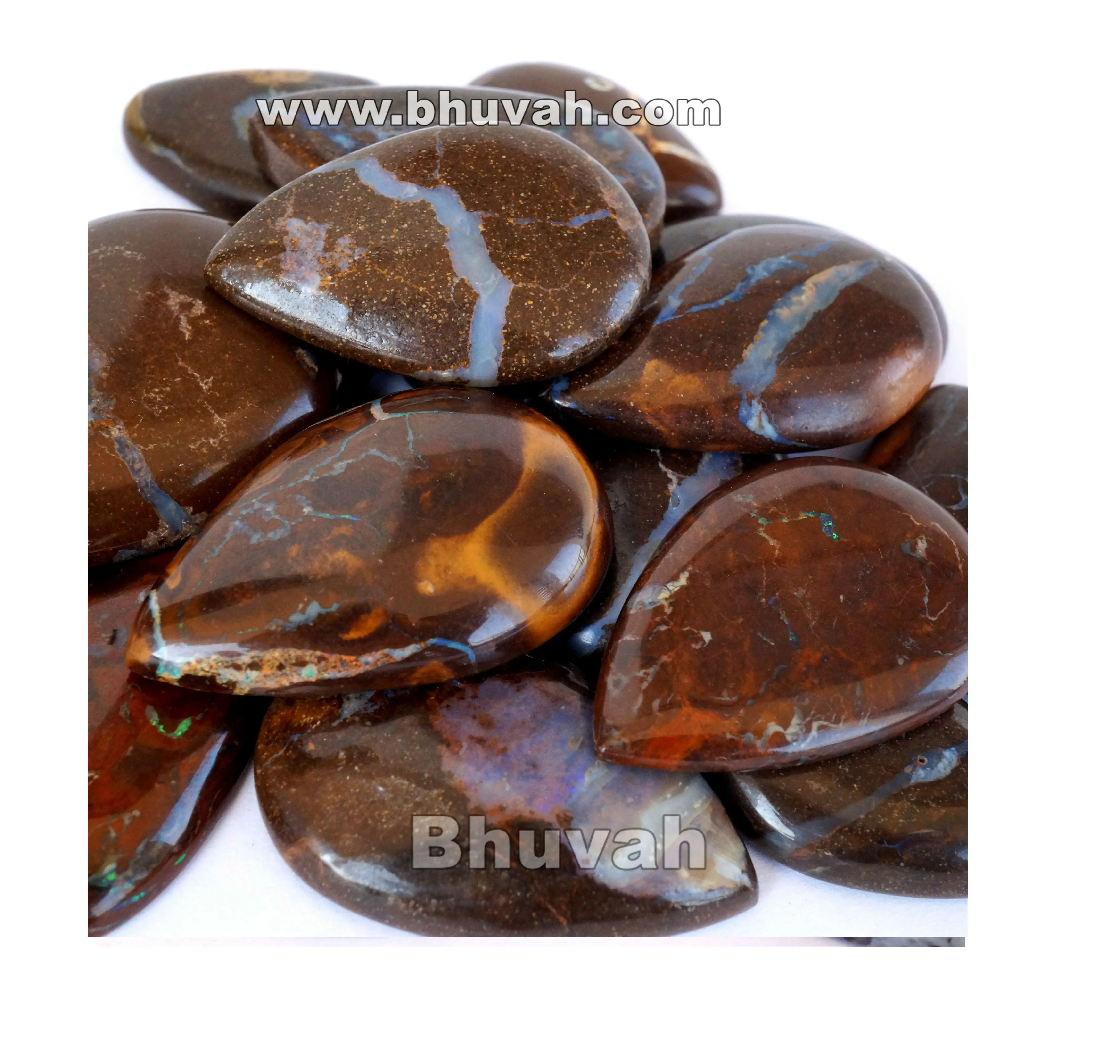 Satın al İndirim sıcak satış son yeni stok Boulder Opal gevşek taş takı Cabochon taş