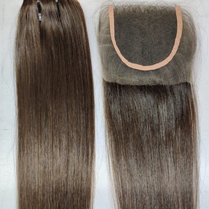 Prêt à l'emploi Vendeur de cheveux indien 4x4 personnalisé Dernier HD mince pour Swiss pour fermeture frontale en dentelle Couleur de cheveux naturelle Fournisseur de cheveux - Product Image 2