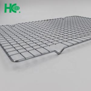 Black Nonstick Mesh Big Food <b>Grid</b> Cooling Rack <b>Metal</b> Material Cooling Rack - Product Image 4