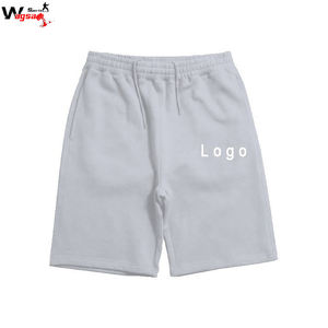 Pantalones cortos informales con cordón para hombre, de alta calidad, informales, de color sólido, de algodón, para correr y gimnasio - Product Image 3