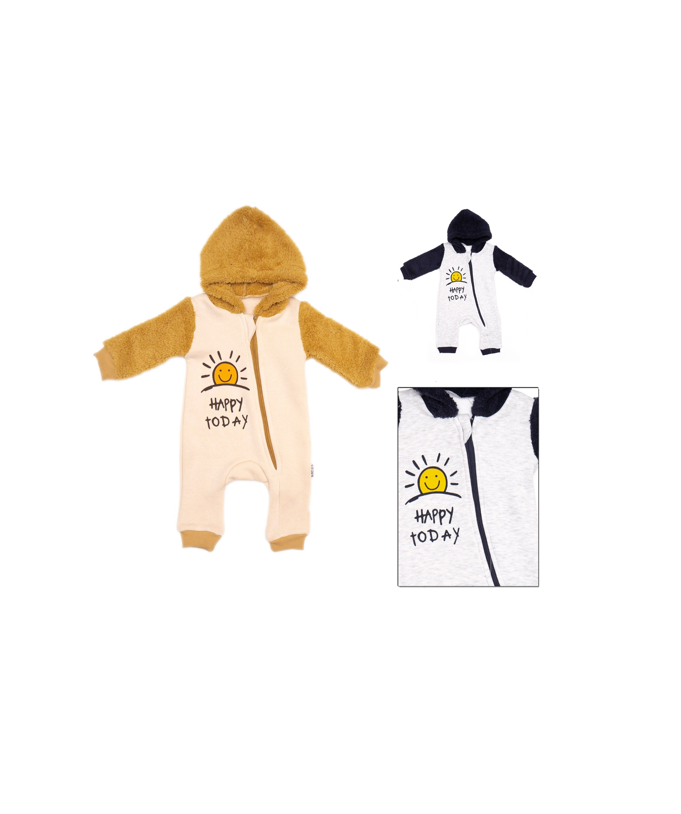 Горячая распродажа! Детский комбинезон Happy Today для мальчиков, зимняя мягкая хлопковая детская одежда от бренда Necix