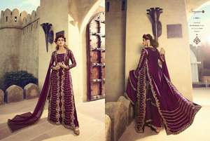 À la mode Salwar Kameez costume Dupatta indien et pakistanais dames femmes portent broderie pierre travail soie Net en gros bas prix ethnique - Product Image 4