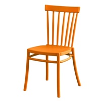Chaise d'extérieur étanche en polypropylène chaises de salle à manger d'extérieur en plastique vente chaude pas cher personnalisé meubles de maison de mariage moderne
