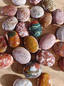 Pierre de palmier jaspe d'océan naturelle, vente en gros, cristal de guérison et méditation - Product Image 4