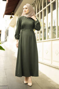 ชุดเดรสมุสลิมอาบายาสำหรับผู้หญิงเสื้อผ้าสำหรับสวดมนต์สไตล์ตะวันออกกลางคาฟตัน - Product Image 5