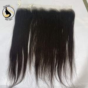 Cheveux malaisiens vierges de couleur naturelle, extension capillaire lisse de haute qualité, à cuticule, tailles 13x4 et 13x6, Swiss HD, vente en gros, - Product Image 3