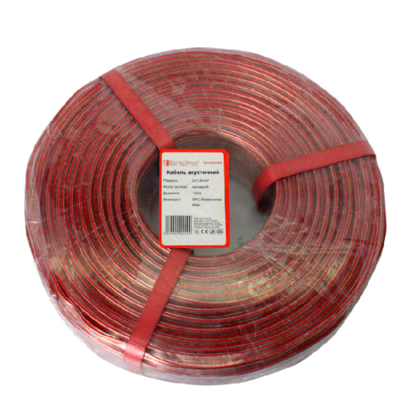 Hot Sale 2*1.2/1.5/2.5mm Speaker Acoustic Cable Wire OFC Oxygen Free Copper 100 m Electrical Cables and Wires Silicone Insulated