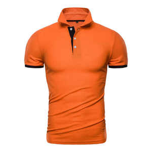 Sport sergé pour hommes de vente chaude pour polo avec des conceptions et des logos imprimés personnalisables à col rabattu pour le t-shirt de golf - Product Image 5