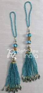 Borla de cuentas de diseño clásico largo hecho a mano, alta calidad - Product Image 3