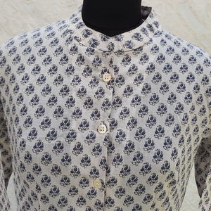 ชุดเดรสผ้าคอตตอนแขนกุดสำหรับผู้หญิงชุดเดรสผ้าฝ้ายพิมพ์ลายดีไซน์มีกระเป๋า - Product Image 1