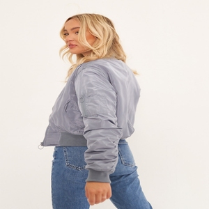 Girl Bomber <b>Jackets</b> OEM Service Wholesale Custom Unisex Hip Hop Satin Bomber <b>Jackets</b> Waterproof StreetWear Crop Top Women <b>Jacket</b> - Product Image 4