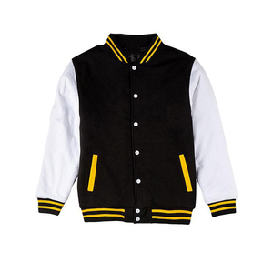 2025New Hommes Baseball Brodé Manteaux Slim Fit College Laine Varsity Vestes Hommes Stand Top Produit - Product Image 1