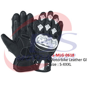 ถุงมือแข่งรถหนังคุณภาพสูงแบบระบายอากาศได้ดี ห้านิ้ว สำหรับนักขี่มืออาชีพ - Product Image 5