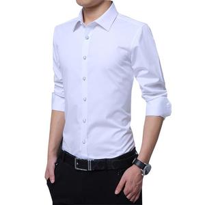 Chemise à manches longues en popeline de coton 100% élégante et confortable pour hommes, teinte en fil avec détection d'aiguille pour vêtements de bureau, prix de gros - Product Image 3