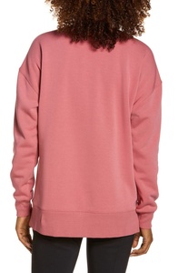 Nuevas sudaderas y tops de mujer de punto de algodón orgánico personalizado al por mayor para mujer - Product Image 2