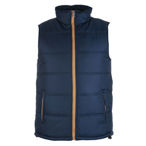 Gilet d'hiver rembourré réversible imperméable épais, veste sans manches en toile, chauffe-corps avec col montant, veste pliable - Product Image 3