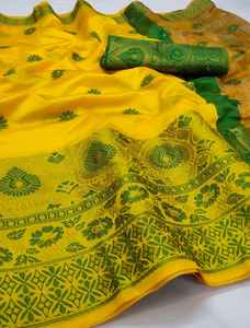 Jacquard Direct en soie avec Meena, 50 pièces, mètres de fêtes, mariage indien - Product Image 5