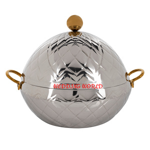 Olla de acero inoxidable, la mejor cazuela de utensilios de cocina para el hogar y el hotel, calentador de alimentos de Metal clásico y elegante al por mayor - Product Image 5