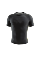 Rashguard BJJ pour la lutte, le Jiu-Jitsu brésilien et les arts martiaux mixtes, protection anti-UV, anti-rétrécissement, polyester et élasthanne