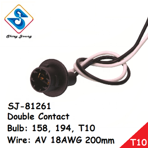 <span class=keywords><strong>2</strong></span> Pin Tự Động Kết Nối T10 158 194 Bóng Đèn Đuôi Đôi Liên Hệ Với Ổ Cắm Đèn Lắp Ráp - Product Image 2