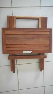 Table pliante extérieure et chaises ensemble de loisirs de jardin en bois de teck ensembles - Product Image 3